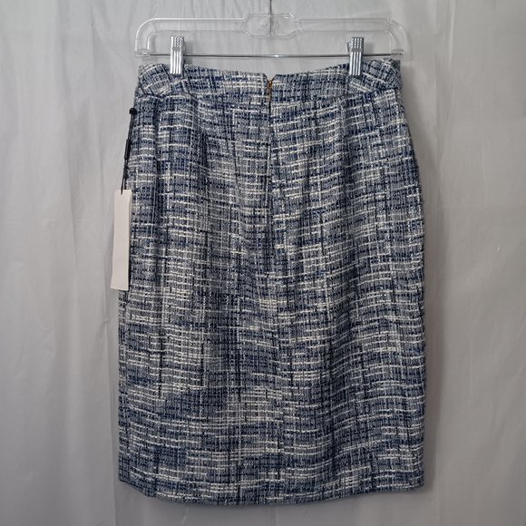 CALVIN KLEIN WOMEN'S TWEED SUIT SKIRT - Picture 4 of 10